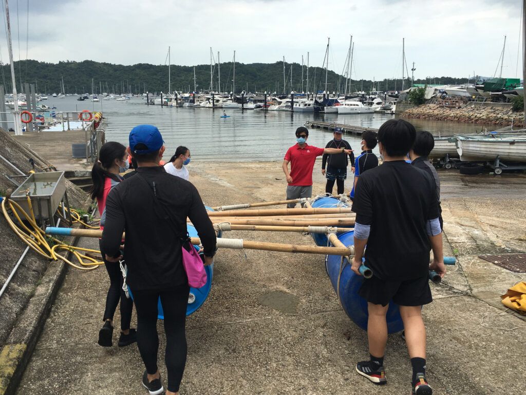 Rover rafting with Venturers