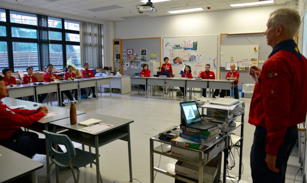 Training in classroom DSC 4483