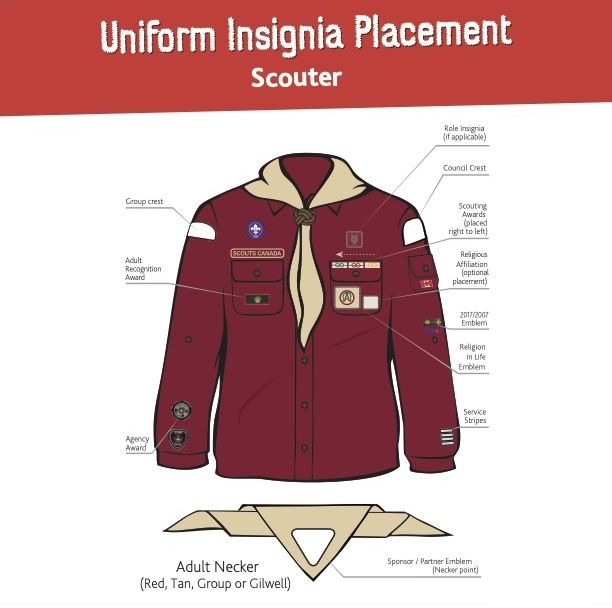 insignia placement scouter